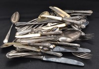 Lot 661 - A German 800 standard part flatware and...