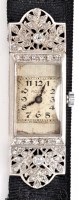 Lot 689 - An early 20th Century diamond set Rolex...