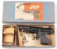 Lot 1080 - A JEP ''Pistolet Mecanique'' elastic BB pistol,...