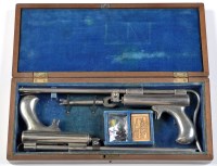 Lot 1083 - Two associated Pope Brothers .215cal. air...