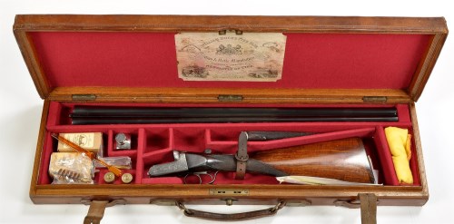 Lot 515 - W. R. PAPE 12 Bore box-lock ejector, Serial No....