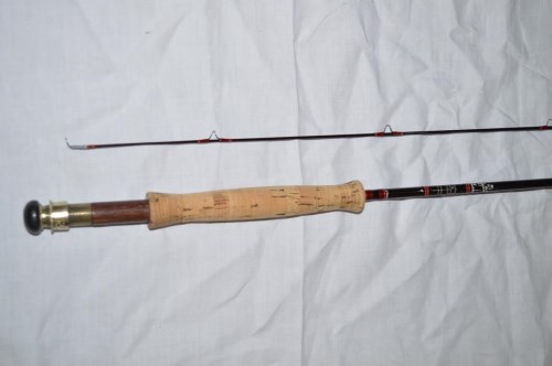 Lot 3 - Hardy De-Luxe Classic fly rod, 9ft., line 6/7...