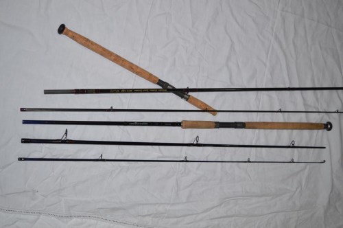 Lot 5 - Two Daiwa rods: Daiwa wilderness, 11ft. spin;...