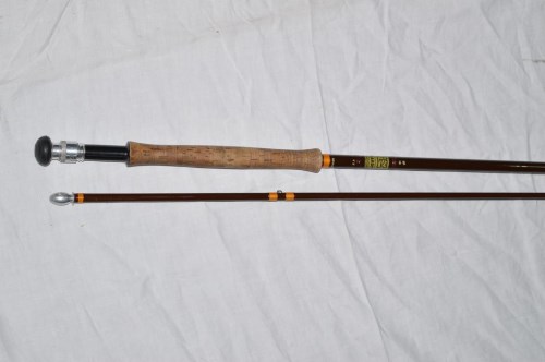 Lot 17 - Hardy Fibatube, 9ft. 3in. fly rod with screw...