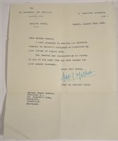 Lot 203 - Charles de Gaulle signature