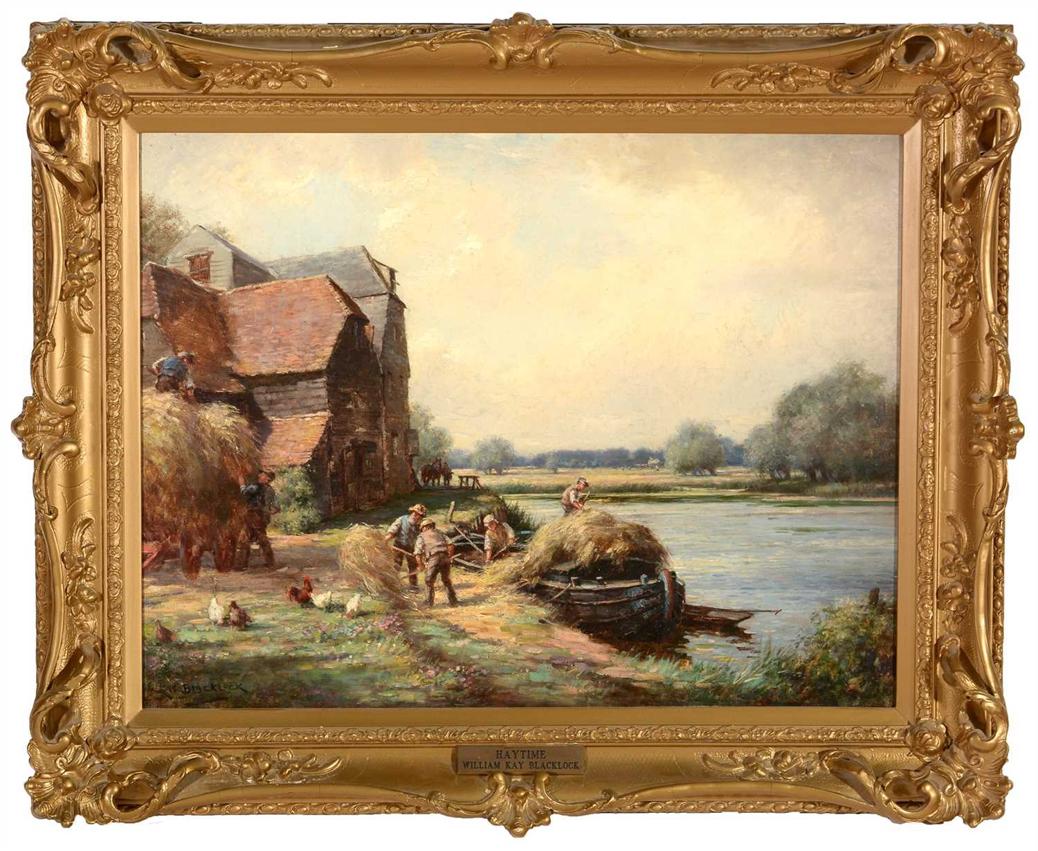 Lot 351 - William Kay Blacklock - oil.