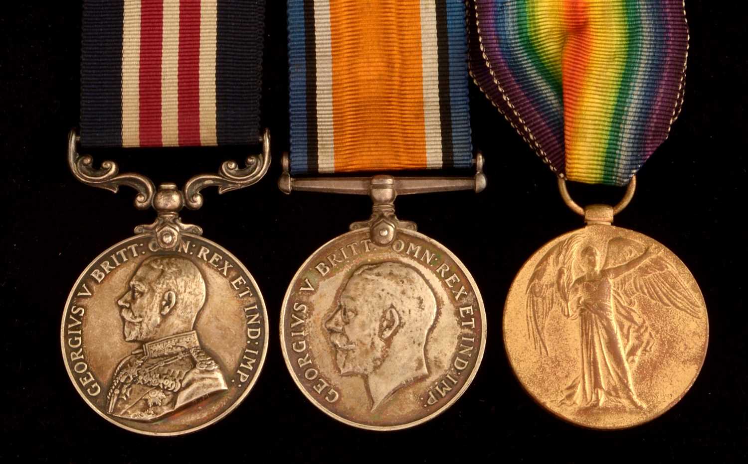 Lot 1523 - First World War Military Medal group