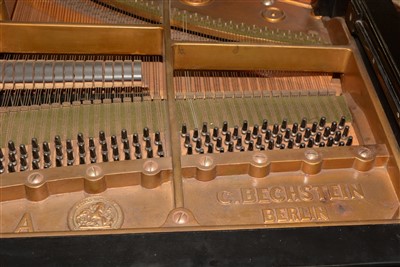 Lot 743 - C. Bechstein boudoir grand piano