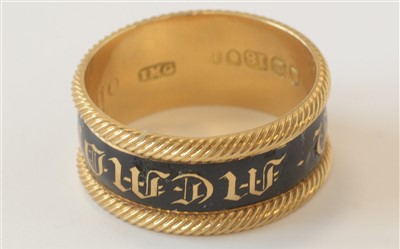 Lot 128 - Duke of Northumberland mourning ring
