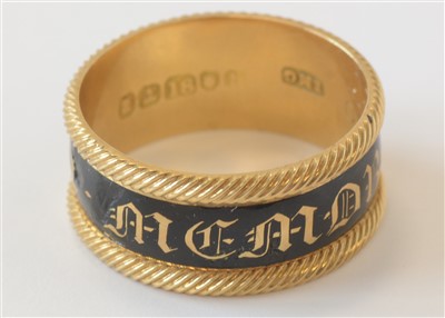 Lot 128 - Duke of Northumberland mourning ring