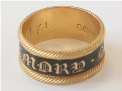 Lot 128 - Duke of Northumberland mourning ring