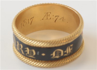 Lot 128 - Duke of Northumberland mourning ring