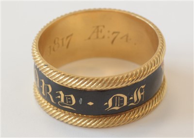 Lot 128 - Duke of Northumberland mourning ring