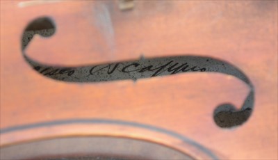 Lot 110 - Francesco Scappio Violin 1904