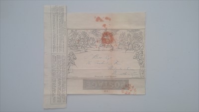 Lot 1518 - Mulready envelope