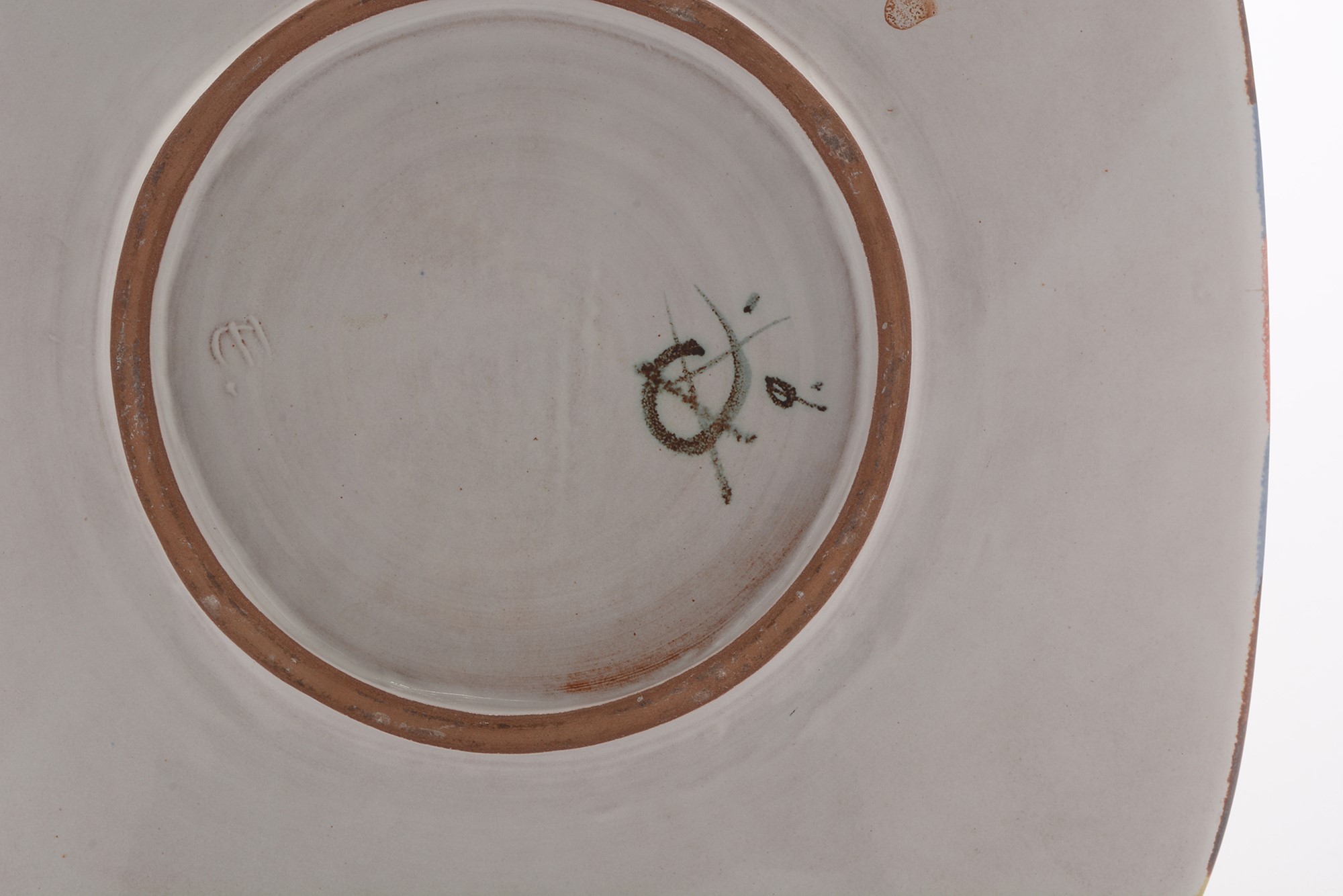 Edgar Campden | a large Aldermaston Pottery rectangular dish