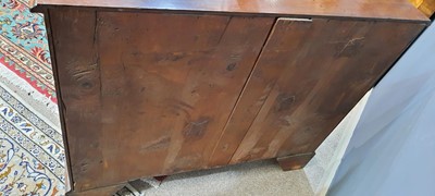 Lot 739 - Early 19th Century mahogany serpentine fronted