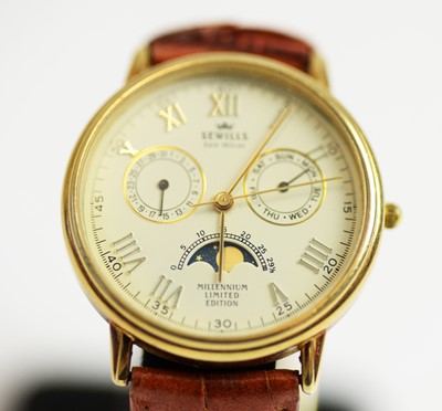 Lot 82 - Sewills 9ct gold Millennium Edition wristwatch