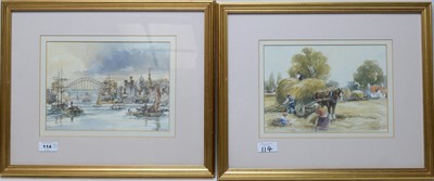 Lot 114 - Tom McDonald - watercolours.