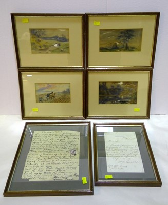 Lot 117 - William Irving - sketchbook pages.