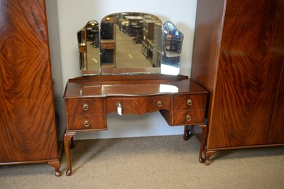 Lot 153 - Beithcraft Ltd: Modern mahogany three-piece bedroom suite.