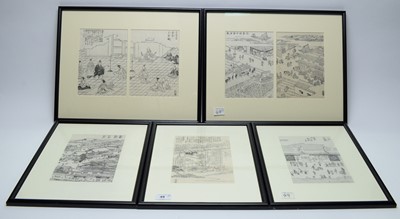 Lot 49 - Japanese School - prints.