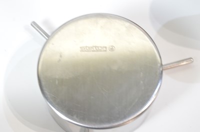Lot 27 - Arne Jacobsen for Stelton: eleven pieces of 'Cylinda-line' tableware; and six dessert dishes.