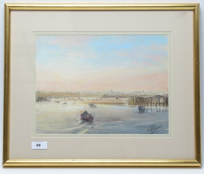 Lot 48 - Walter Holmes - pastel.