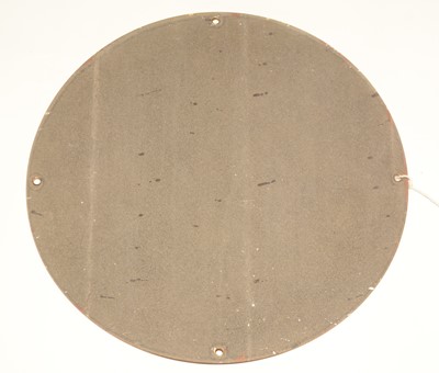 Lot 1111 - A Victor "His Masters Voice" circular enamel advertising sign.