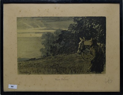 Lot 90 - "Snaffles" Charles Johnson Payne - engraving.