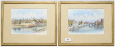 Lot 42 - George Fall - watercolours.