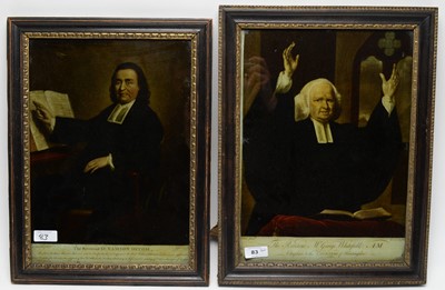 Lot 83 - After H* Chamberlin and * Hone - crystoleums. (a pair)