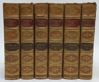 Lot 39 - Carlyle (Thomas) History of Frederick The Great of Prussia.