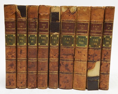 Lot 39a - Scott (Sir Walter) The Life of Napoleon Buonaparte.