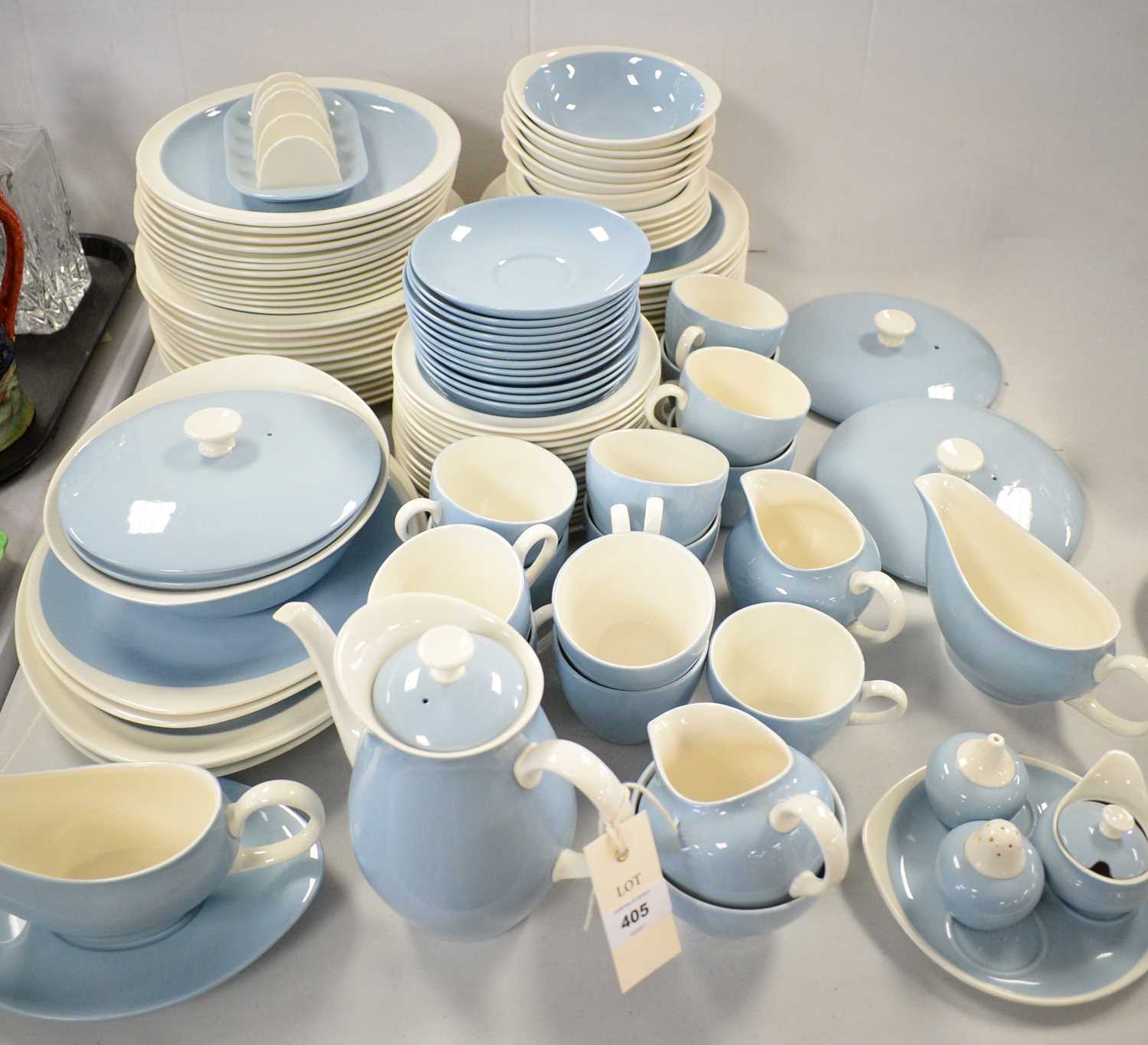Lot 405 - Wedgwood 'Summer Sky' pattern dinner service.