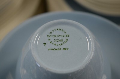 Lot 405 - Wedgwood 'Summer Sky' pattern dinner service.