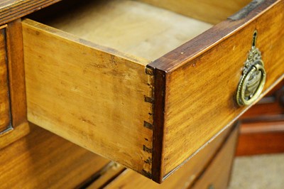 Lot 95 - A Victorian mahogany bowfront chest
