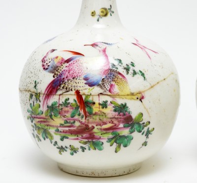 Lot 486 - Pair Bow bottle vases