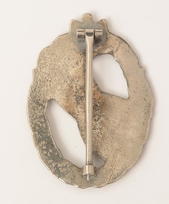 Lot 1100 - WWII Waffen-SS Balloon Observers badge, silver class