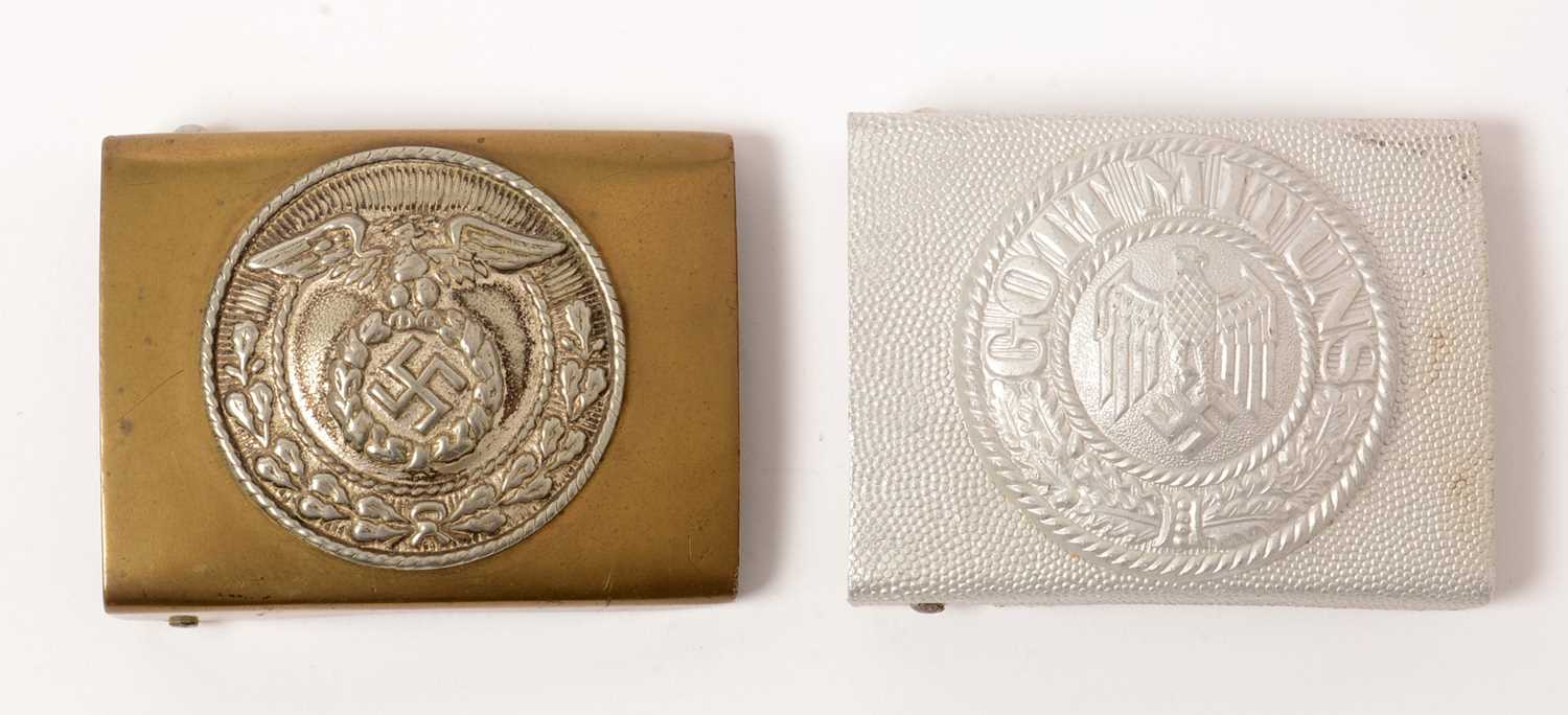 Lot 1173 - Two WWII German belt buckles