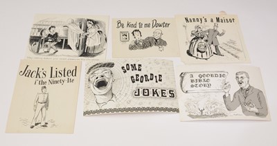 Lot 740 - Sixteen original illustrations by Scott Dobson