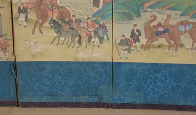 Lot 321 - 19th Century Chinese screen
