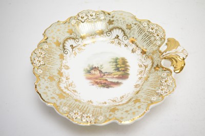 Lot 347 - Pair of Davenport dessert dishes