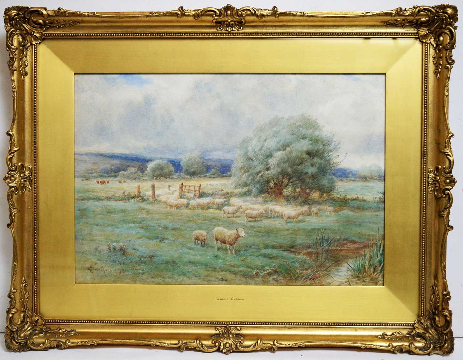Lot 279 - Claude Cardon (fl.1892-1937) - watercolour