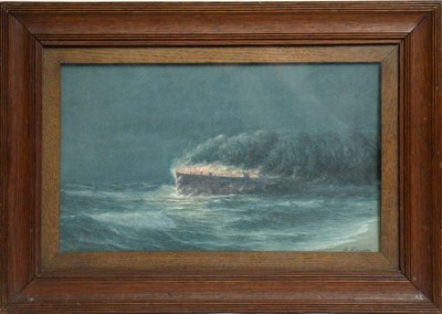 Lot 49 - Alfred Flowers - oil on board