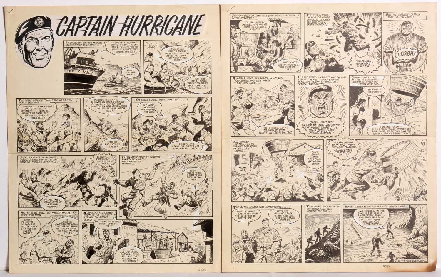 Lot 35 - Original Comic Artwork