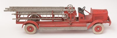 Lot 211 - Kingsbury Toys, Keene N.H., USA, clockwork fire truck