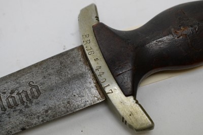Lot 438 - A German WWII SA type service dagger, by Paul Weyersberg & Co