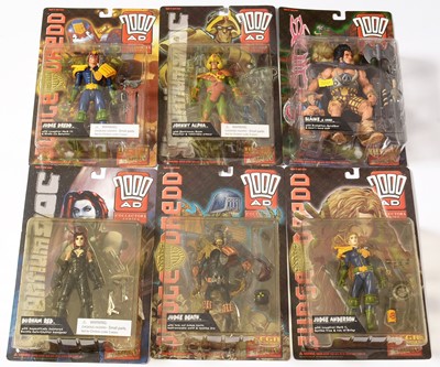 Lot 190 - Reaction Figures 2000AD figurines.