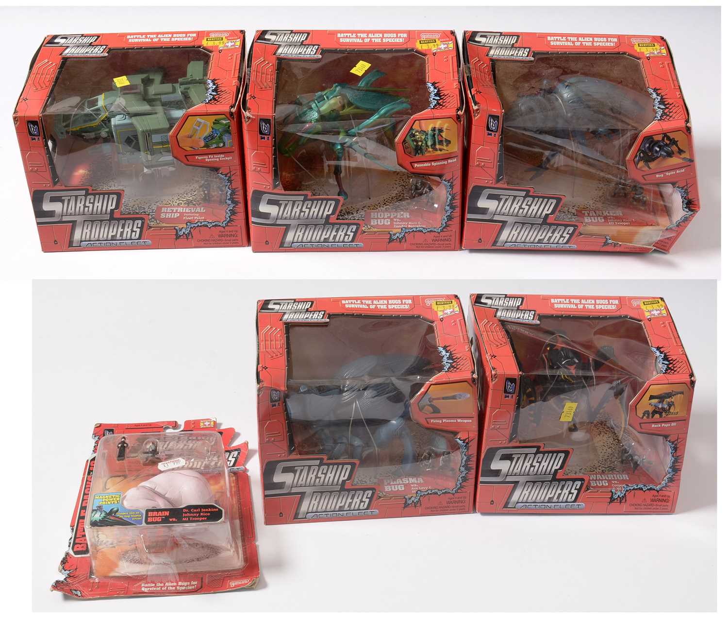 Lot 194 - Gloob Starship Troopers Action Fleet